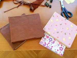 Libretas en piel, Hand made.